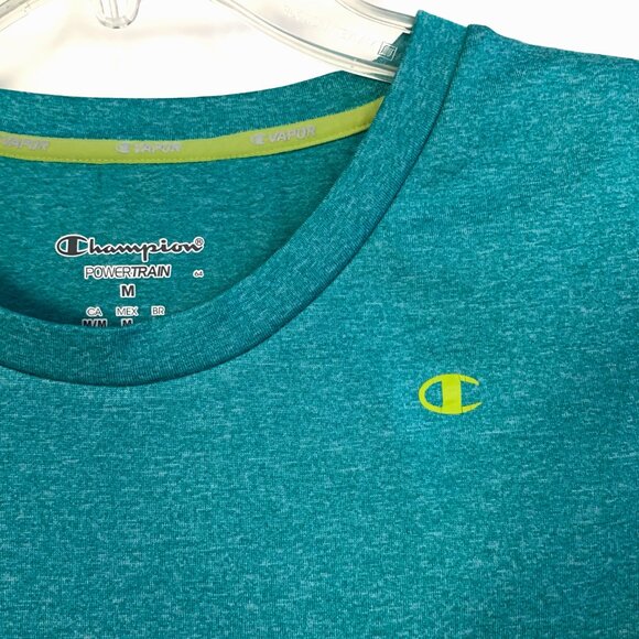 Champion Athletic Teal Green Short Sleeve Tee Shirt - M - Picture 3 of 7
